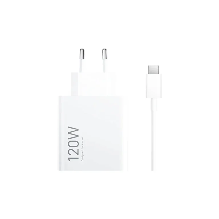 Xiaomi 120W MIJIA GaN fast charger front view with display