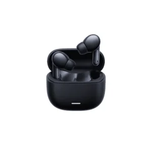 Redmi Buds 6 Lite black wireless earbuds with charging case