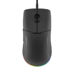 Xiaomi RGB Gaming Mouse Lite top view showing ergonomic design and RGB lighting