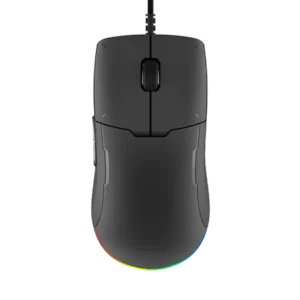 Xiaomi RGB Gaming Mouse Lite top view showing ergonomic design and RGB lighting