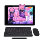 10 inch Android 14 tablet with keyboard and stylus
