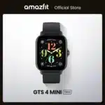 Amazfit GTS 4 Mini smartwatch front view with AMOLED display
