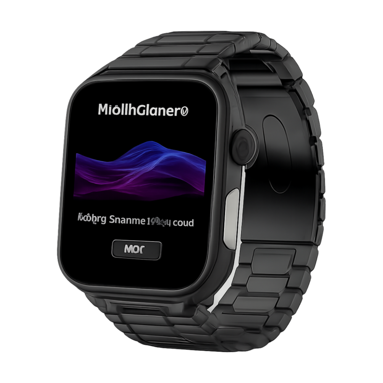 2025 ChiBear health monitoring smartwatch with round AMOLED display