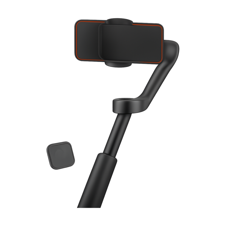 AOCHUAN SmartX3 foldable handheld gimbal stabilizer front view