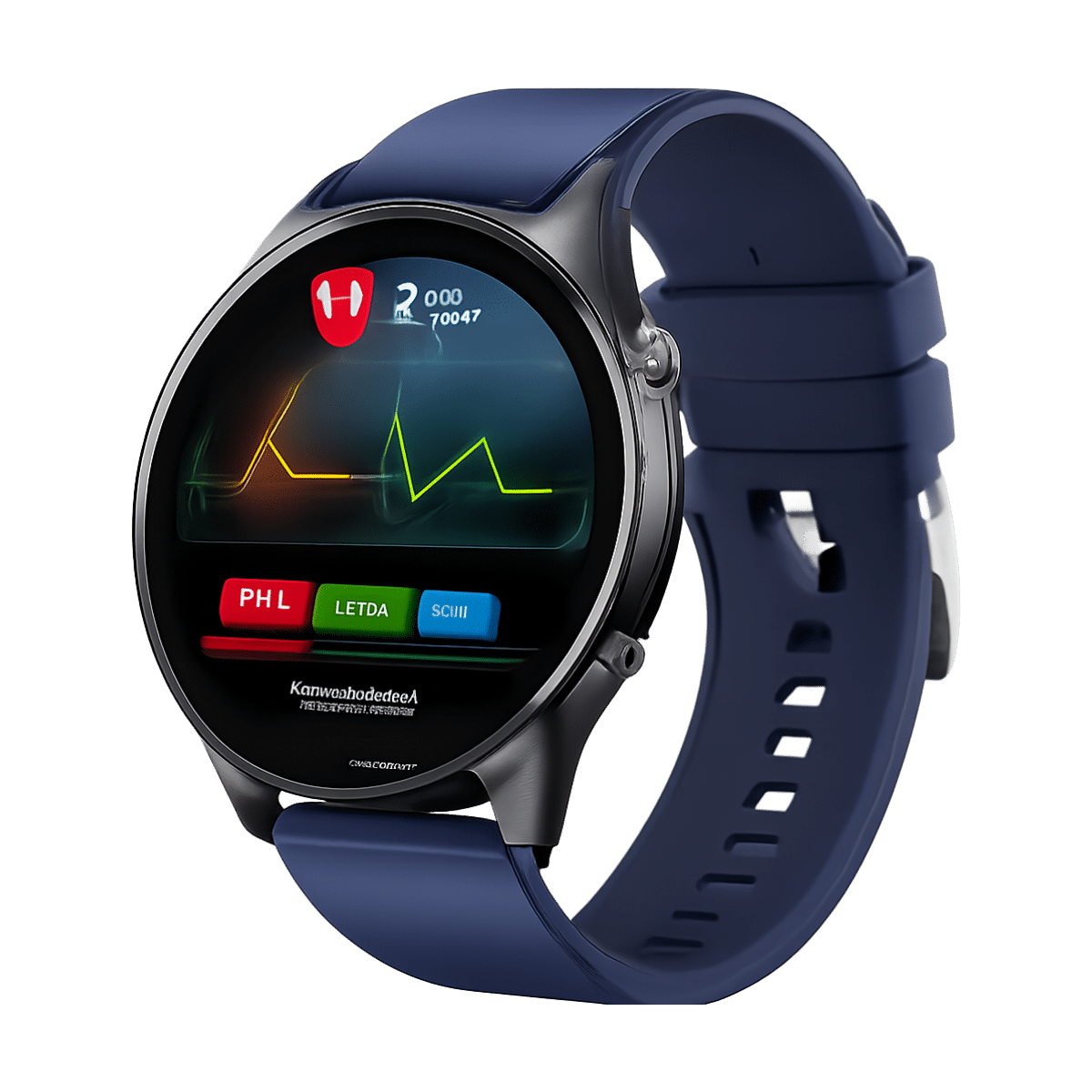 2025 New ECG+PPG Health Diagnosis Smartwatches Men Women Clock Uric Acid Lipid BP Heart rate Tracker NFC Sports Smart Watch IOS-bg-clean 2025 GUHUAVMI ECG PPG health smartwatch front view with AMOLED display