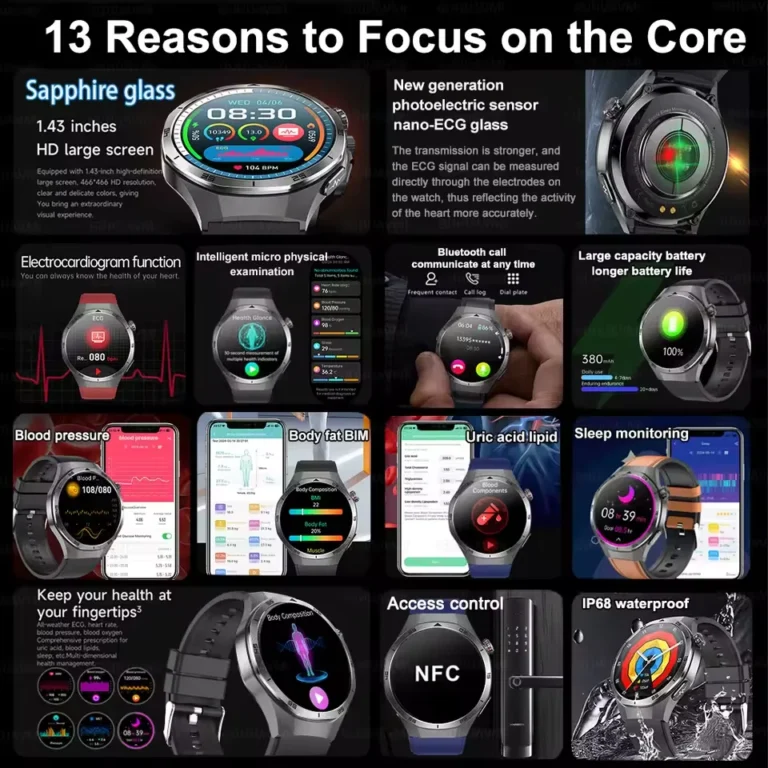 Side view of 2025 smartwatch showing alloy case and silica gel band