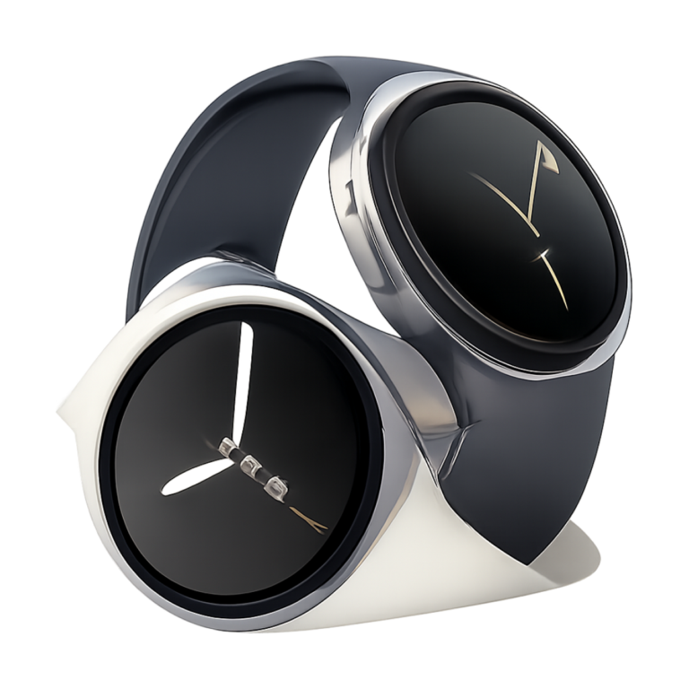 Front view of 2025 GPS navigation smartwatch with round touchscreen