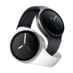 Front view of 2025 GPS navigation smartwatch with round touchscreen