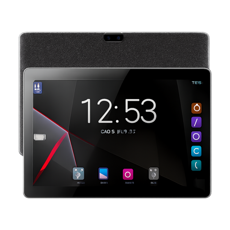 2025 Global Version 10 Inch Android Tablet front view with screen on