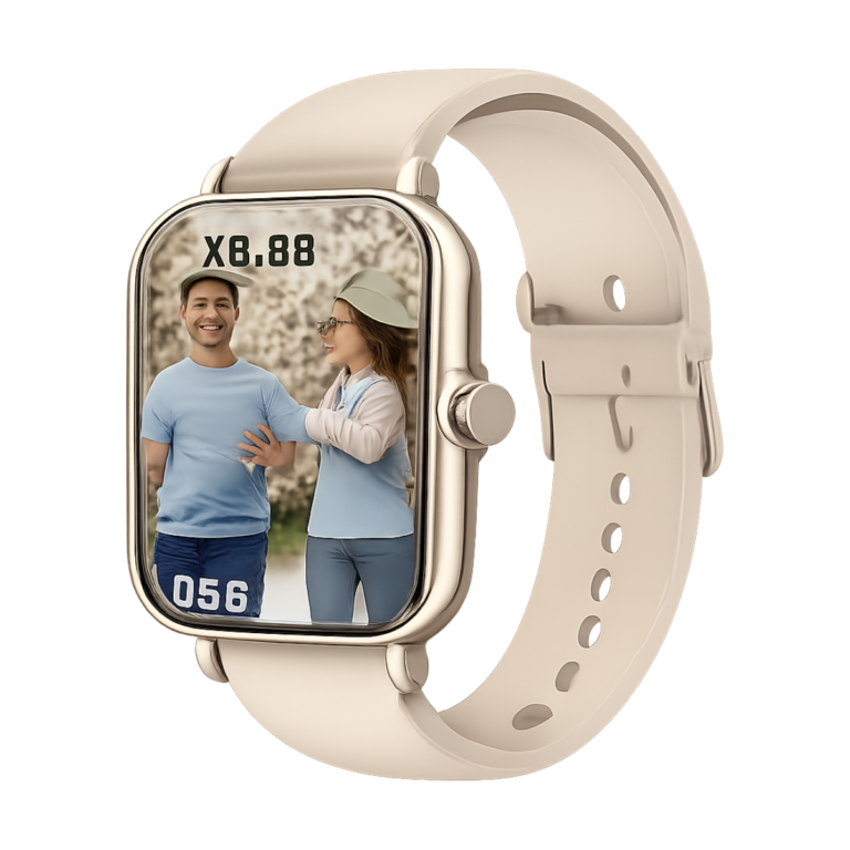 2026 Smart Watch with 1.85-inch TFT display showing home screen