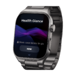 2026 ChiBear smartwatch showing health monitoring features on 2.01 inch AMOLED screen