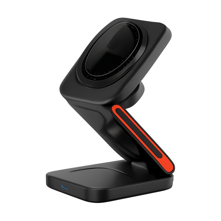 3-in-1 foldable magnetic wireless charger stand for Apple devices