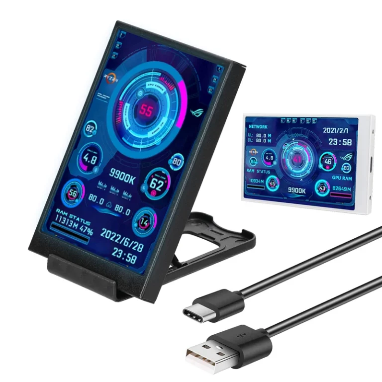 3.5 inch IPS Type-C secondary monitor front view