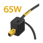 4-in-1 Mecha Fast Charger PD 27W/65W USB-C cable angled view