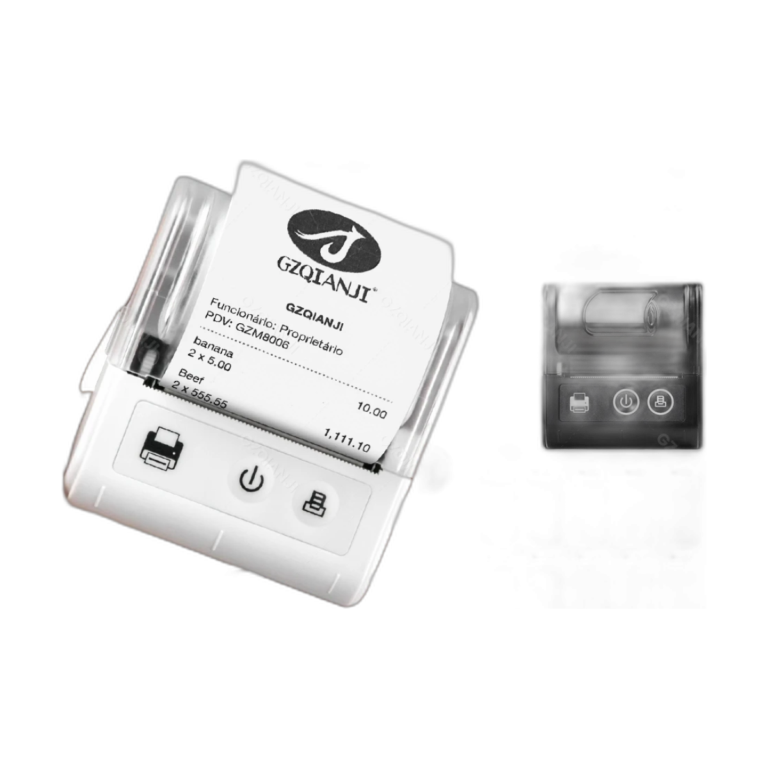 58mm Mini Portable Thermal Receipt Printer front view