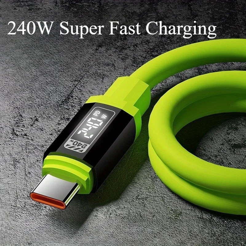 Durable 2 meter Type-C to Type-C charging cables set