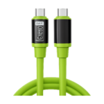 6 pack of 2 meter Type-C to Type-C cables with digital display