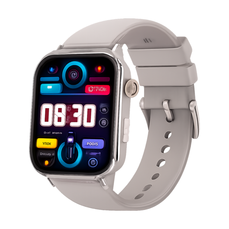 GUHUAVMI GH 570 AI diagnostic smartwatch front view with AMOLED display