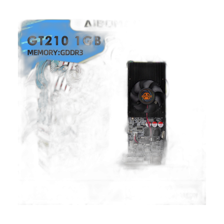 AIBOMAN GT210 1GB GDDR3 PCI-E graphics card front view