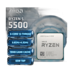 AMD Ryzen 5 5500 processor front view