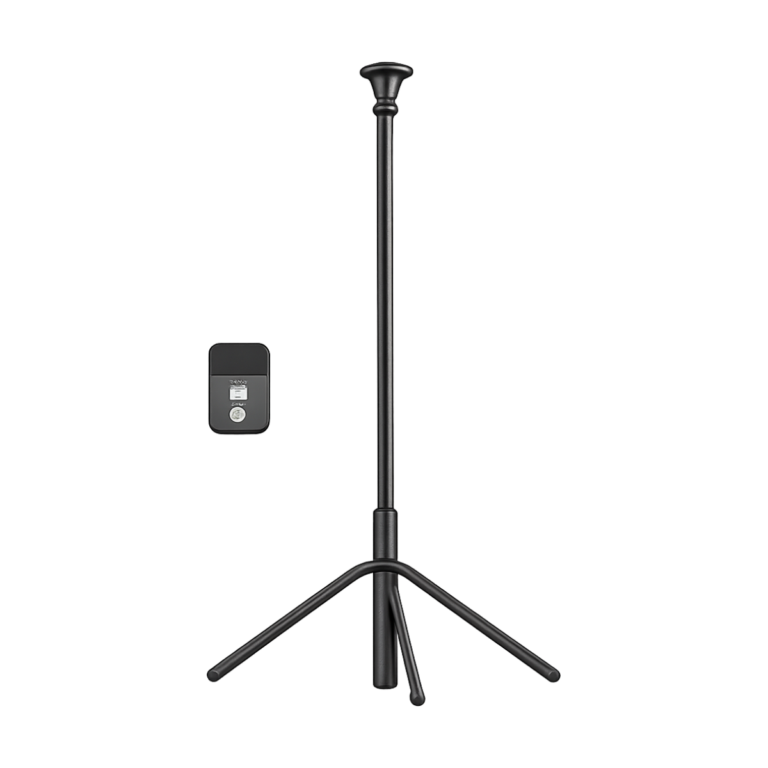 AOCHUAN 1-axis handheld smartphone gimbal stabilizer with fill light and AI face tracking