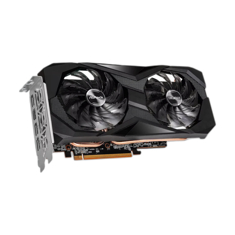 ASROCK Radeon RX 6600XT Challenger D 8GB GDDR6 graphics card front view