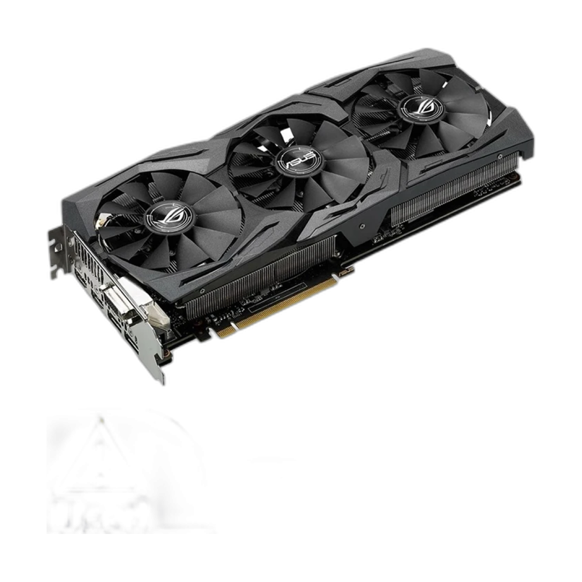 ASUS GeForce GTX 1070 8GB ROG Strix OC Edition Graphic Card STRIX-GTX1070-O8G-GAMING-bg-clean ASUS ROG Strix GTX 1070 8GB OC Edition front view