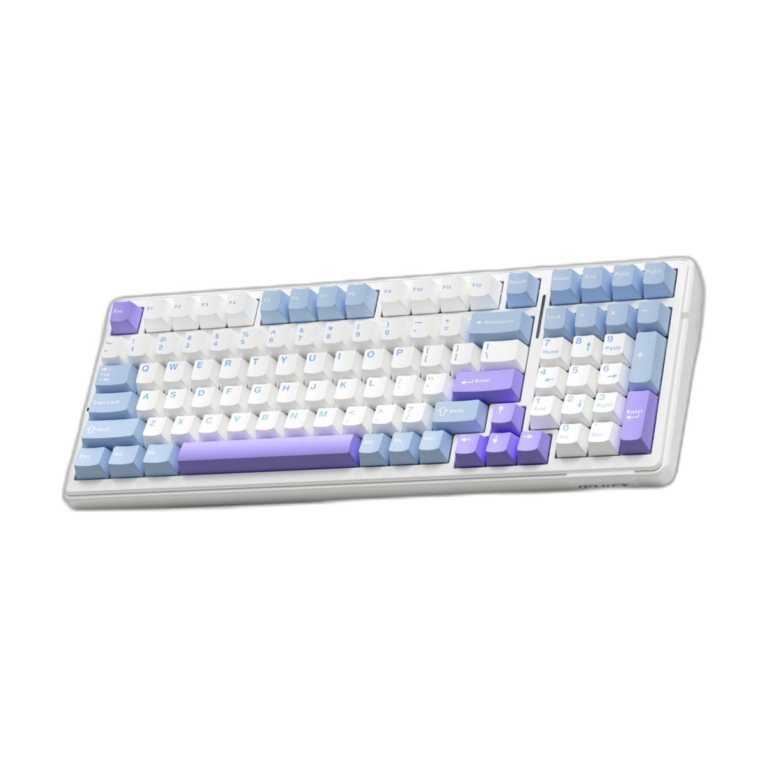 AULA F99 wireless hot-swappable mechanical keyboard with RGB lighting