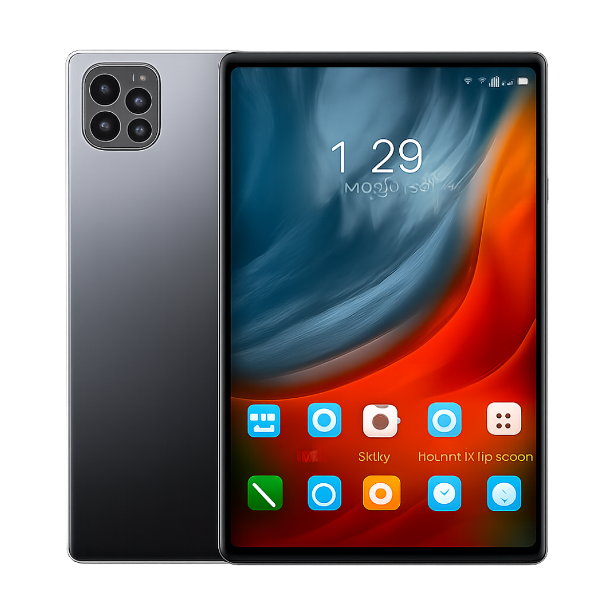 BDF P37 New 10.1 Inch Android Tablet Pc Google Play Octa Core Dual Cameras Dual SIM 3G Phone Call Wifi Tablets 4GB RAM 64GB ROM-bg-clean BDF P37 10.1 inch Android tablet front view