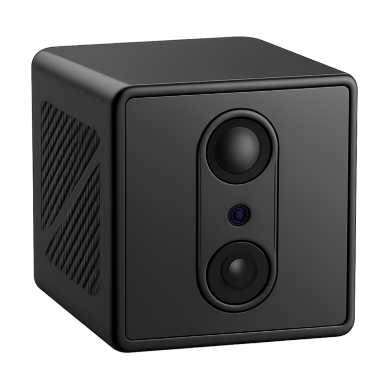 BESDER 5MP Mini WiFi Camera front view with built-in battery