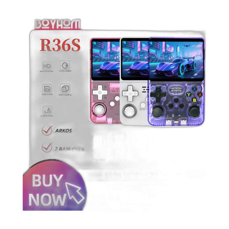 BOHOM ARKOS R36S retro handheld game console front view