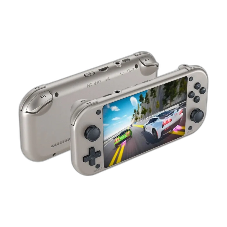 BOYHOM M17 handheld retro gaming console front view with 4.3 inch IPS screen