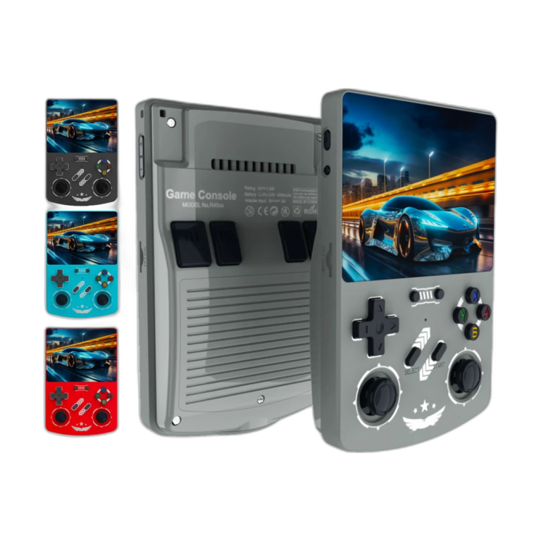 BOYHOM R40XX retro handheld game console front view