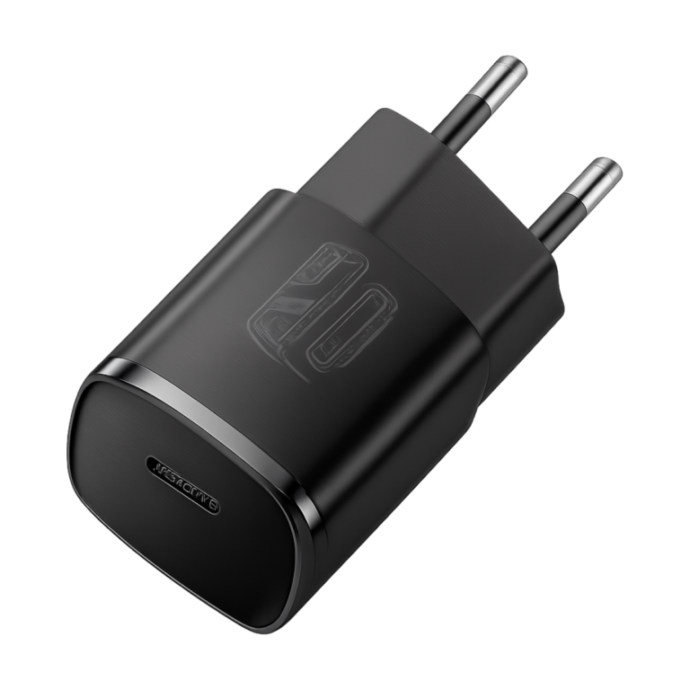 Baseus 20W USB-C PD fast charger for iPhone series front view