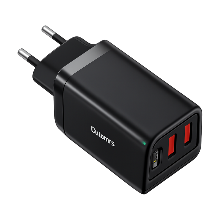 Baseus 65W GaN5 Pro fast charger with dual USB-C and USB-A ports