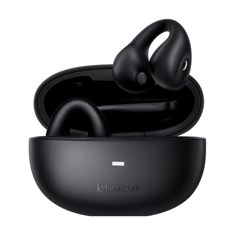 Baseus AirGo AS01 wireless ear clip earbuds front view