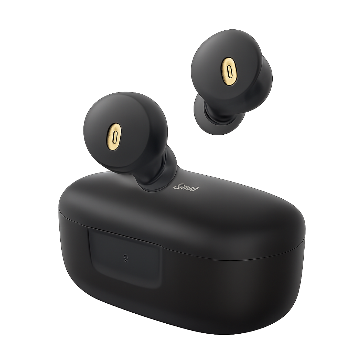 Baseus Bowie E18 True Wireless Earbuds Bluetooth 5.3 AI ENC Earphones 25H Long Playtime IPX4 Waterproof Mini bean earbud-bg-clean Baseus Bowie E18 True Wireless Earbuds in charging case with Bluetooth 5.3 and AI ENC