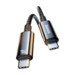 Baseus 240W PD fast charging Type-C cable black braided design