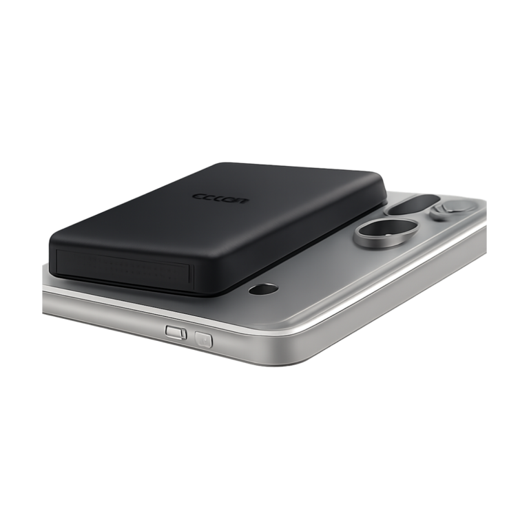 Baseus Qi2 Magnetic Power Bank 10000mAh black front view