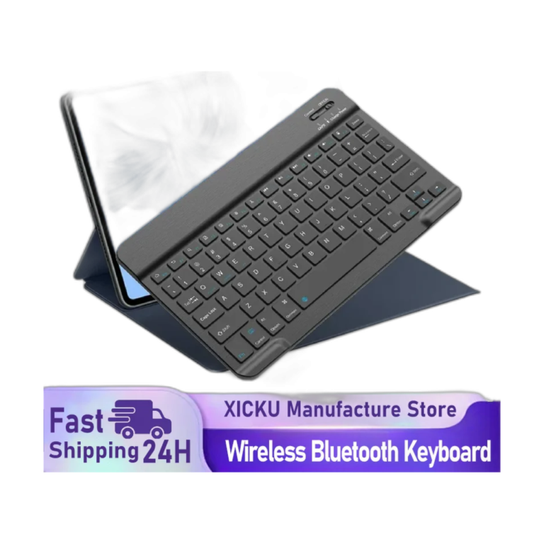 Bluetooth mechanical keyboard compatible with iPad and tablets 7 to 10 inch