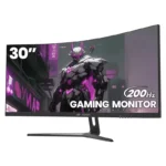 CRUA 30 inch curved gaming monitor front view