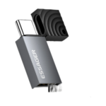 Essager 2-in-1 USB-C Micro SD TF card reader adapter front view