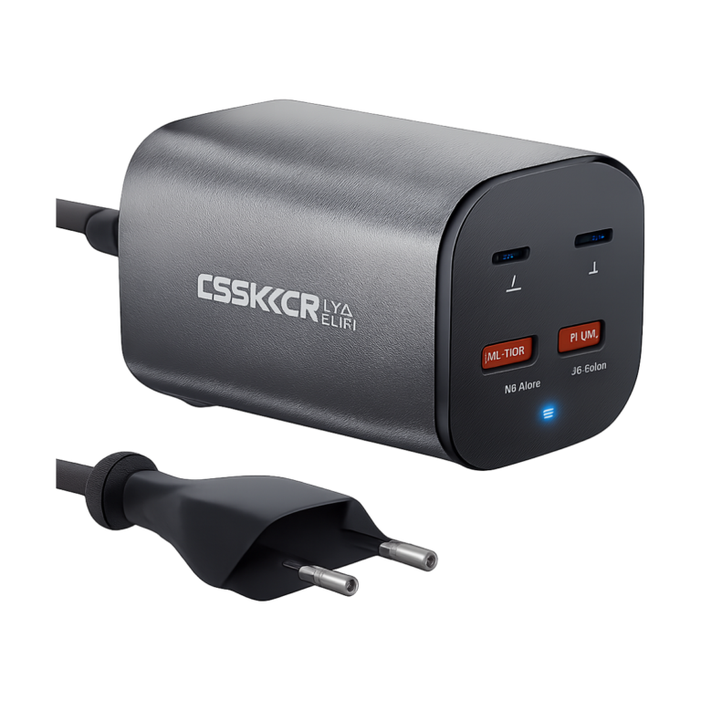 Essager 67W GaN USB-C desktop charger front view