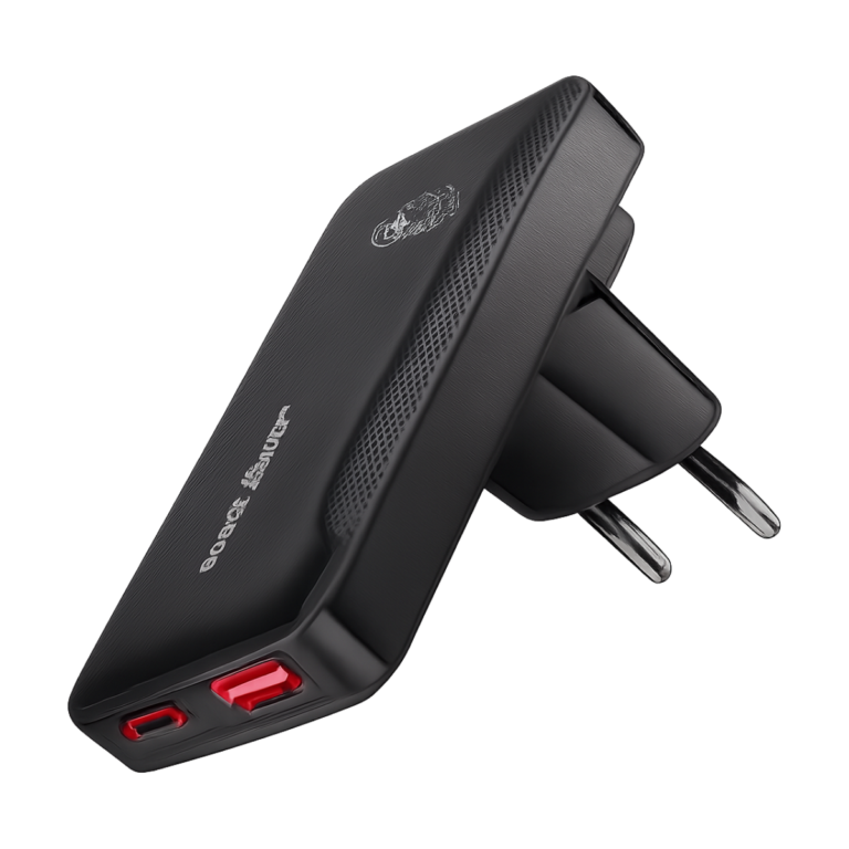 Front view of Essager 65W Ultra Thin GaN Pro Travel Charger