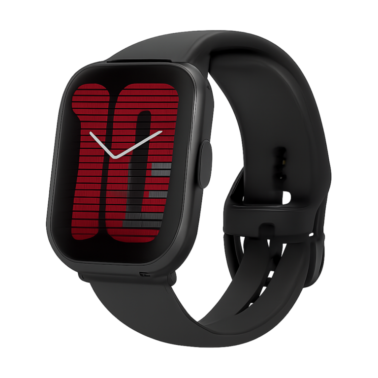 Amazfit Active 42mm smartwatch front view with AMOLED display