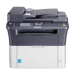 FS-1025MFP black and white duplex laser printer and copier front view