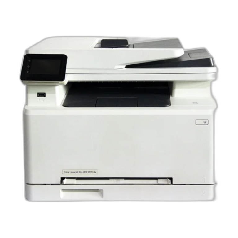Used HP M277dw color laser printer front view