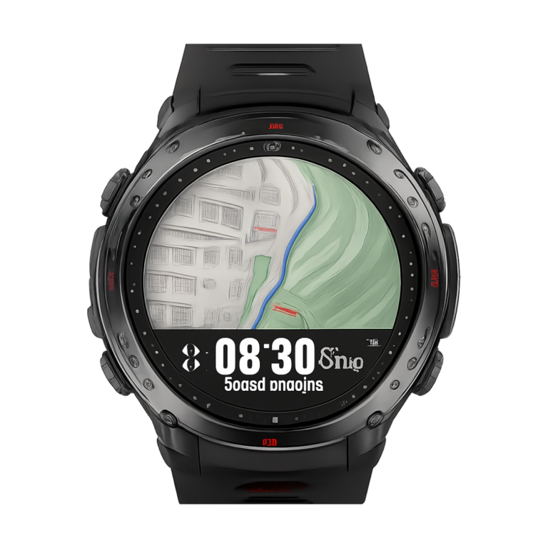 Forerunner 570 GPS sports smartwatch with AMOLED screen front view