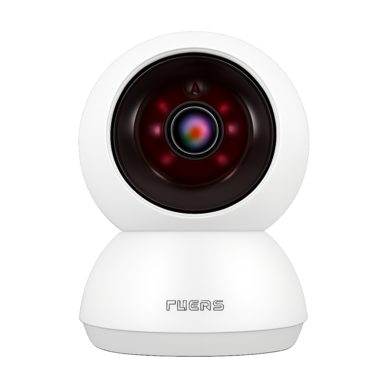 Fuers 5MP WiFi Indoor AI Tracking Security Camera in white