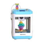 Geeetech M1 mini 3D printer front view with LCD screen